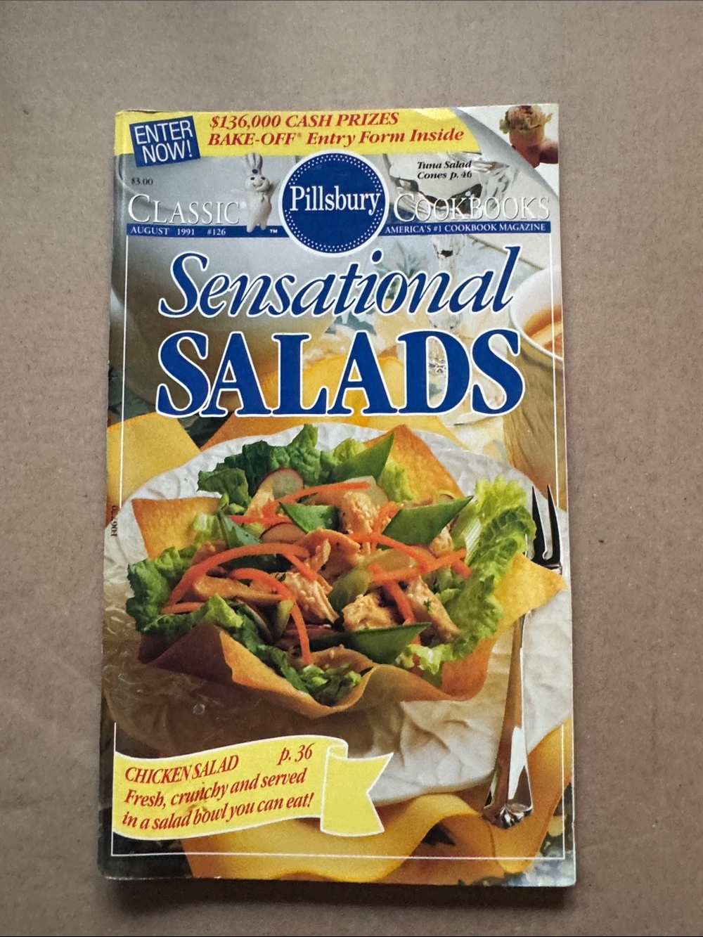 Vintage Pillsbury Sensational Salads Cookbook - 1991